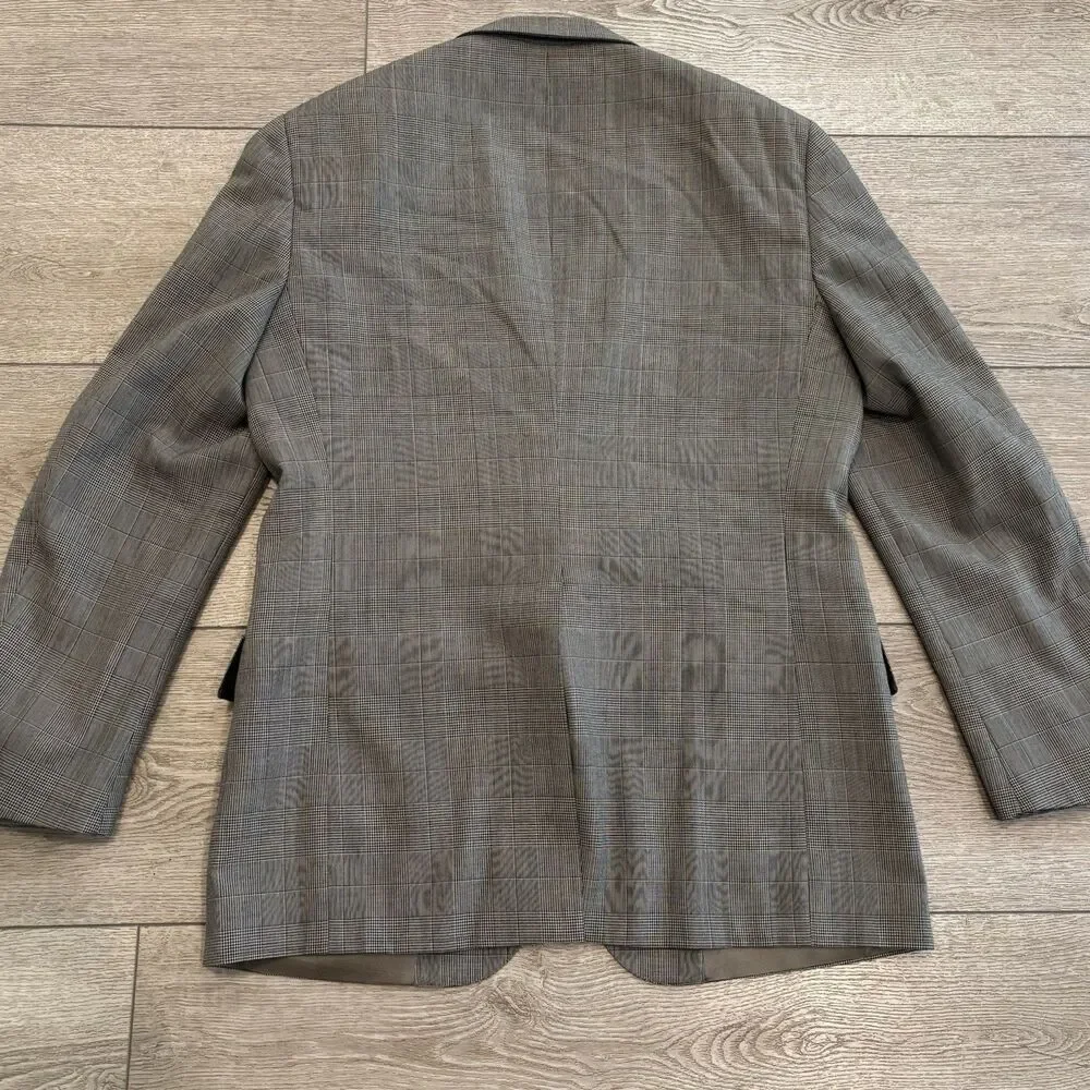 Polo‎ University Club Ralph Lauren Plaid Sport Coat Blazer Jacket 42 Preppy